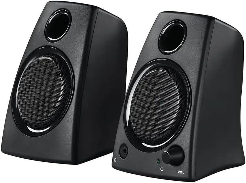 JSEIAJB PC Speakers Stereo Sound Strong Bass 3.5mm Audio Input Volume Controls Speakers for Computer/TV/Smartphone