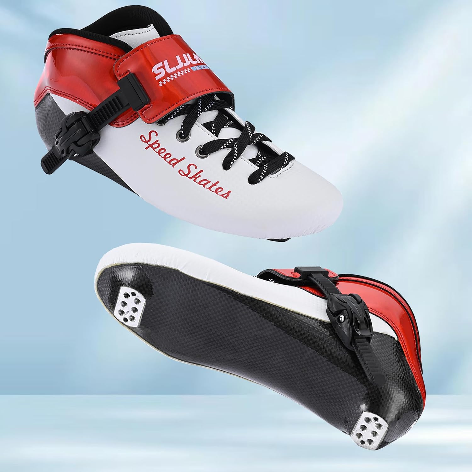 Inline Speed Skates for Men Women,Professional Carbon Fibre Inline Skates Adult Male,High Performance Fitness Racing Skates,Unisex