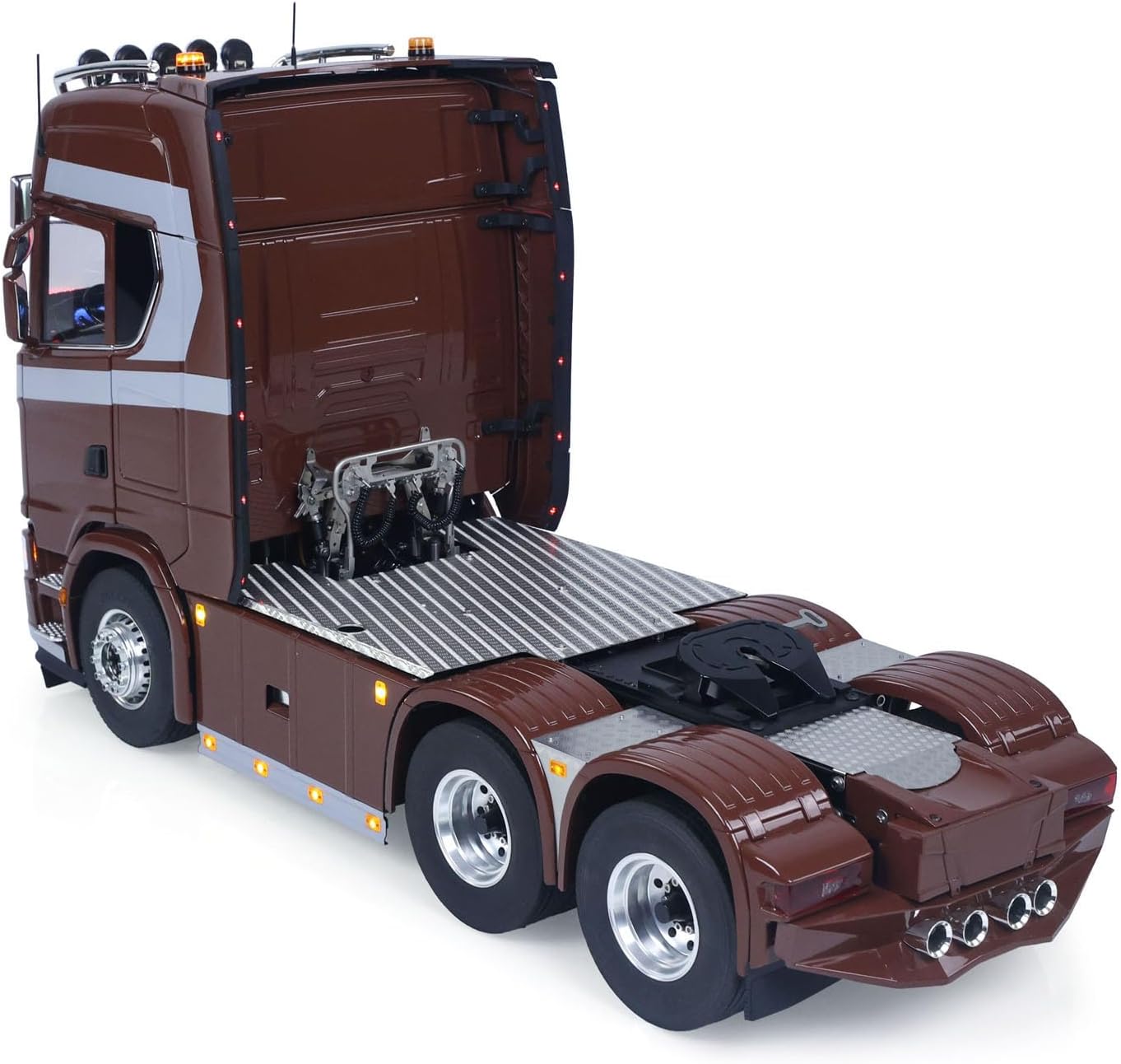 TOUCAN RC HOBBY 1/14 Remote Control Tractor Truck Modified 770S 3Speed 6x2 Metal Chassis Axle Lock RC Lorry Vehicle Flysky ST8 Radio RTR Model