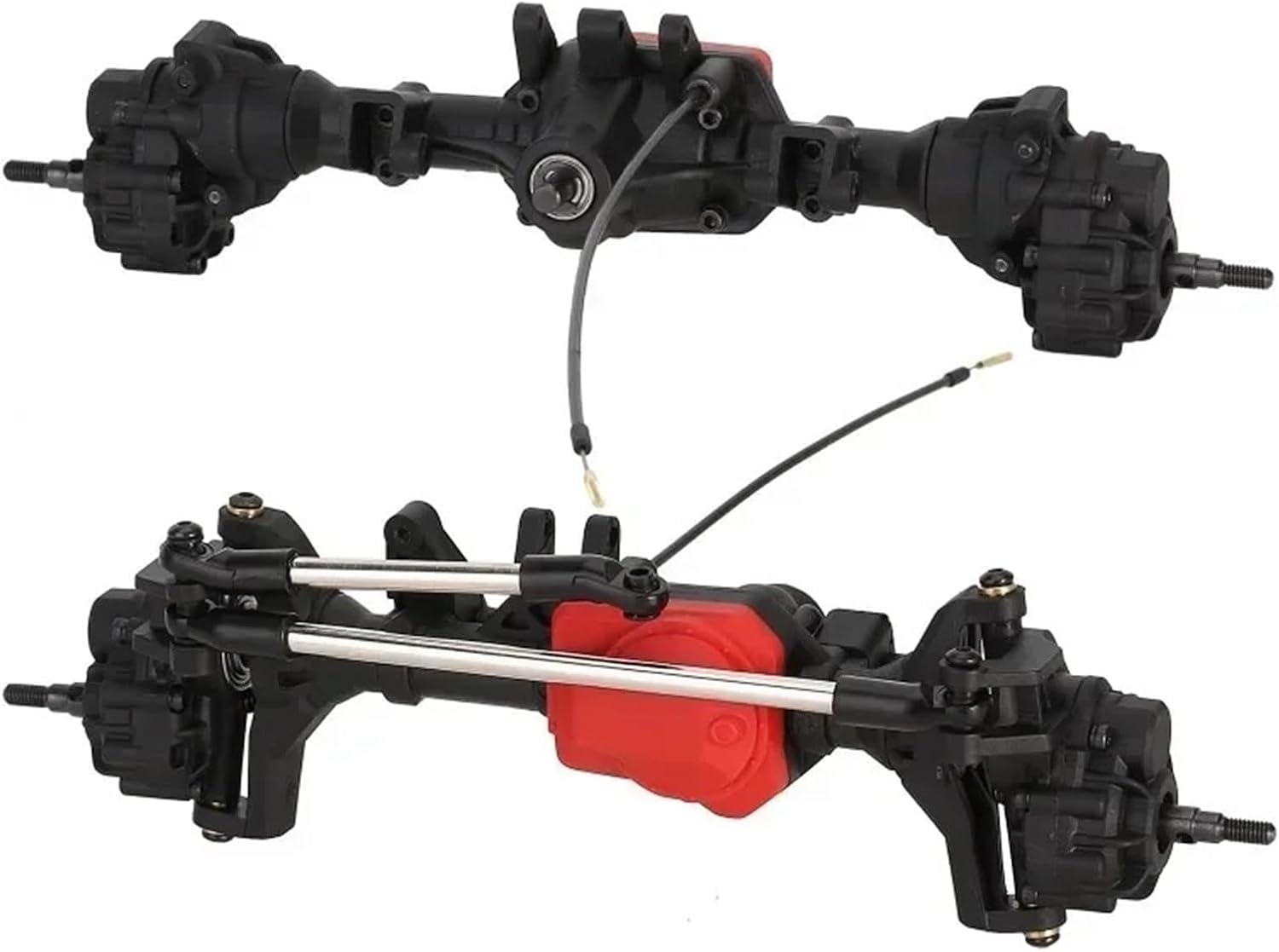 RC Repairs Models For Traxxas 1/10 Metal Front And Rear Portal Axles RC For Rock Crawler Car Replace Upgrades Parts(1set)