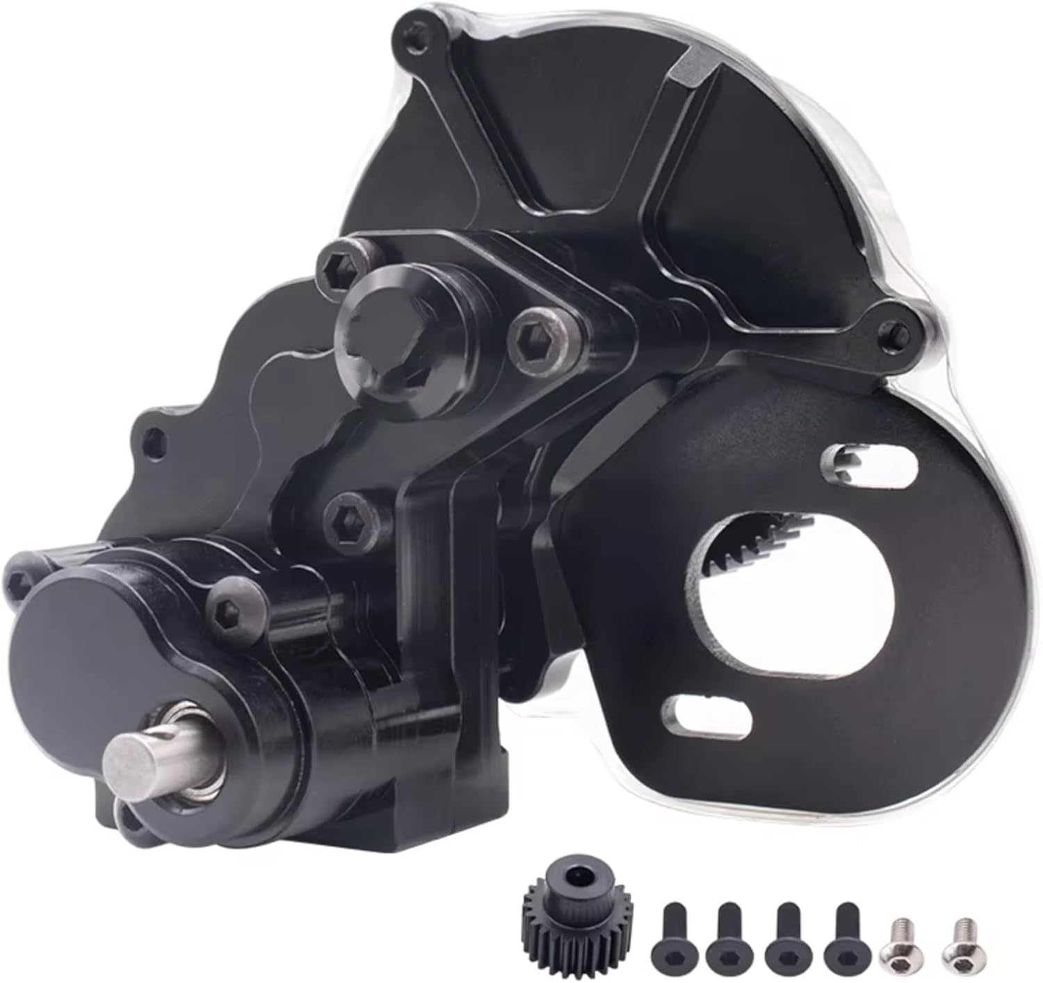 RC Gearboxes For Axial For SCX10 For Wraith 1/10 For Racing Metal CNC Machined Reverse Transmission Gearbox Upgrades Parts Accessories RC Crawler Car