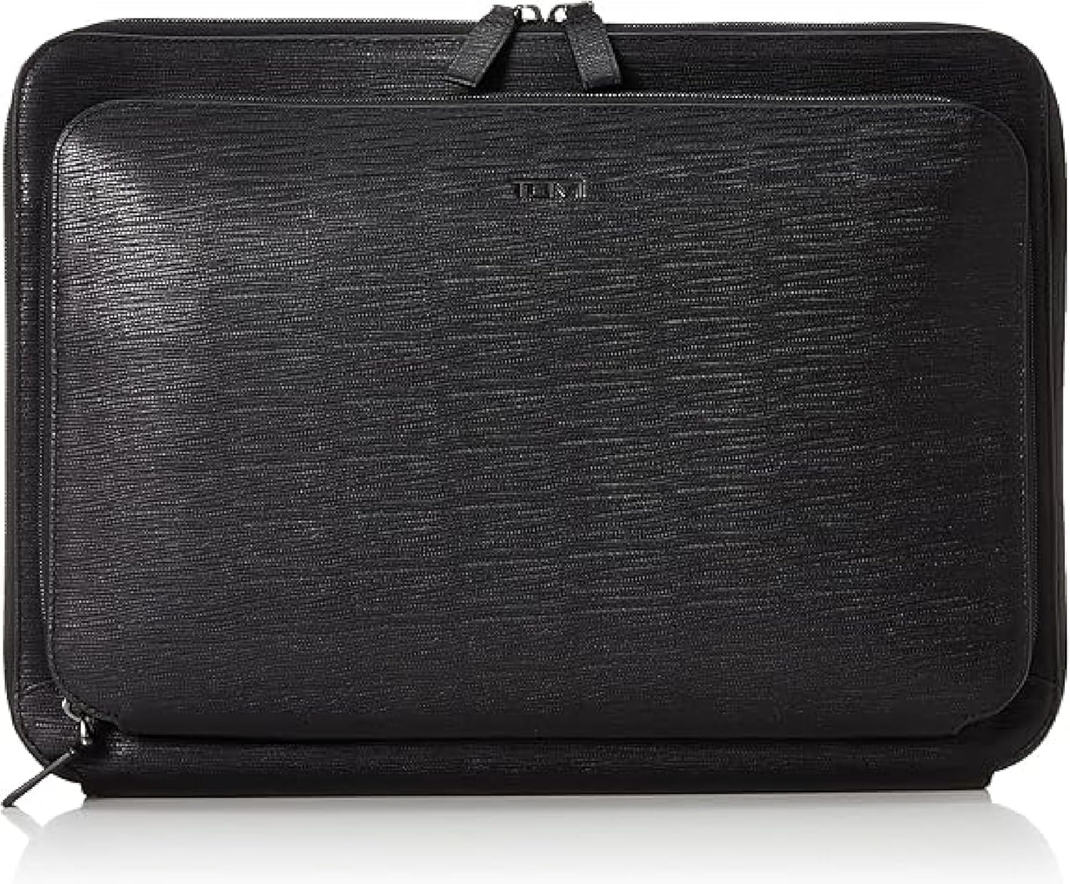 TUMI - Nassau Laptop Portfolio - Men's Leather Tech and Document Work and Travel Bag - Fits up to 14