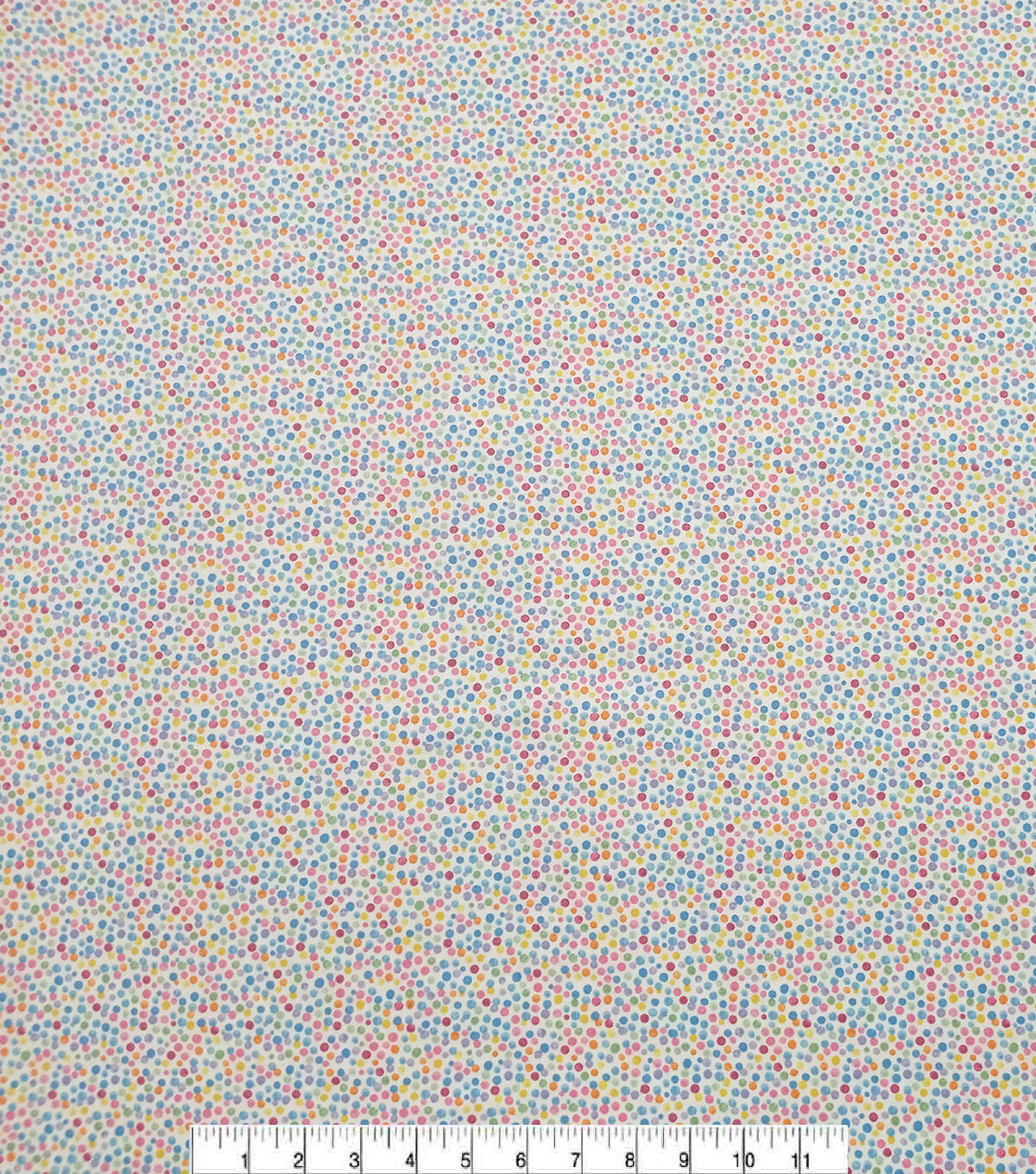 Multicolor Watercolor Dots Cotton Fabric by Keepsake Calico