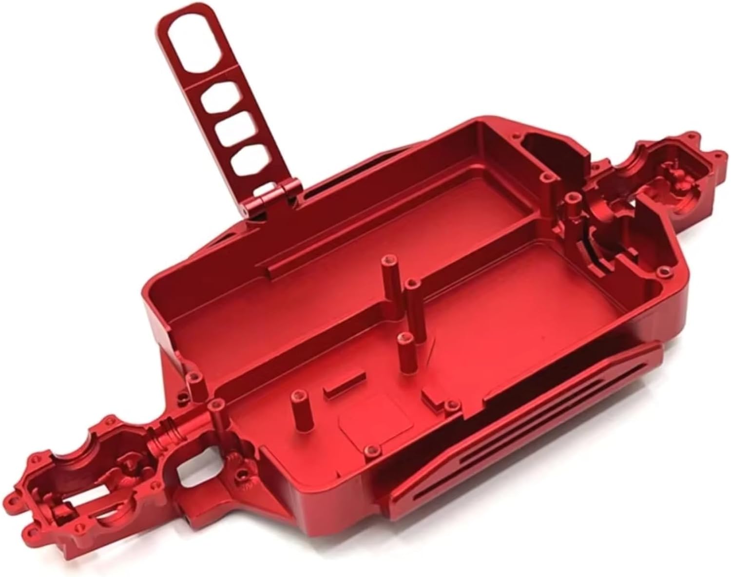 Compatible with MJX for Hyper Go 16207 16208 16209 16210 H16 M162 1/16 RC Car Upgrade Parts Accessories Metal Body for Chassis RC Assortment(Red)