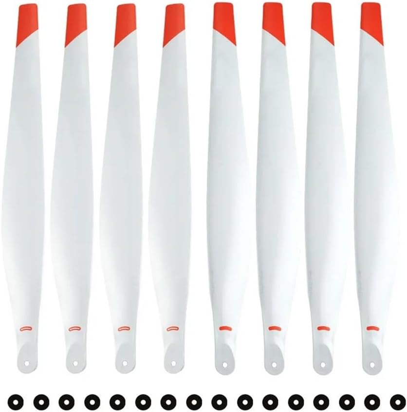 SP-5018F Reinforced Carbon Plastics Mix 50-Inch Folding Propellers (CW/CCW Set) for T25 Systems, Industrial Drone Rotor Components(4pcs CW and 4pcs CCW)