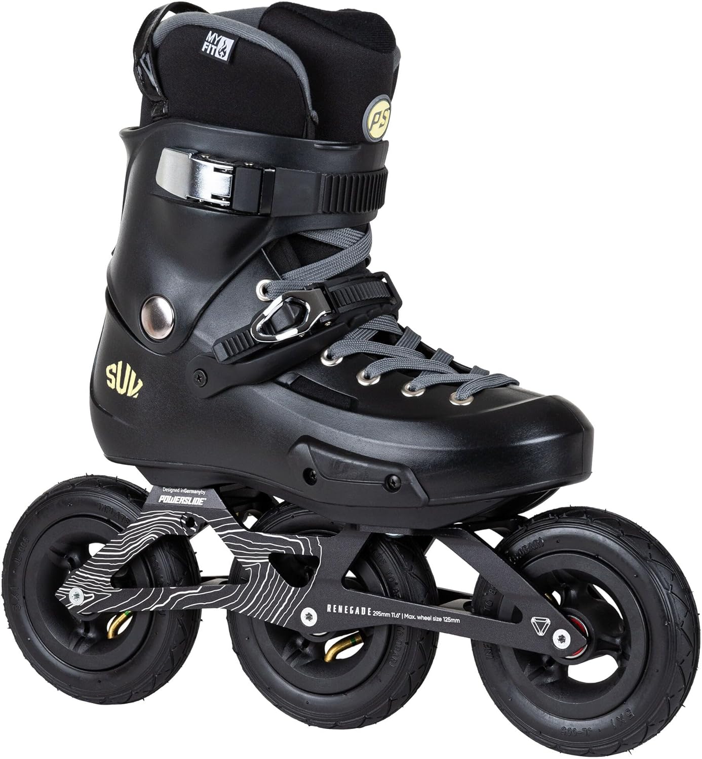 Powerslide Zoom Renegade 125 Skates 10.0-10.5 (43-44)