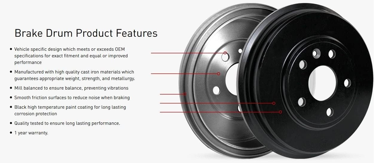 R1 Concepts Front Brake Rotors For 2017-2024 Tesla 3| Drilled Slotted Disc Brake Rotors| Brakes and Rotors
