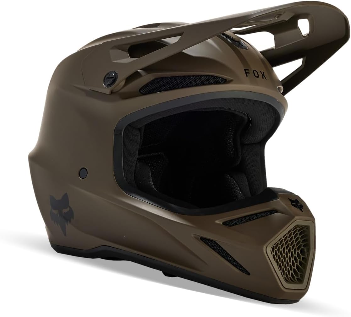 Fox Racing Unisex V3 Motocross Dirt Bike Helmet, Dirt, Small