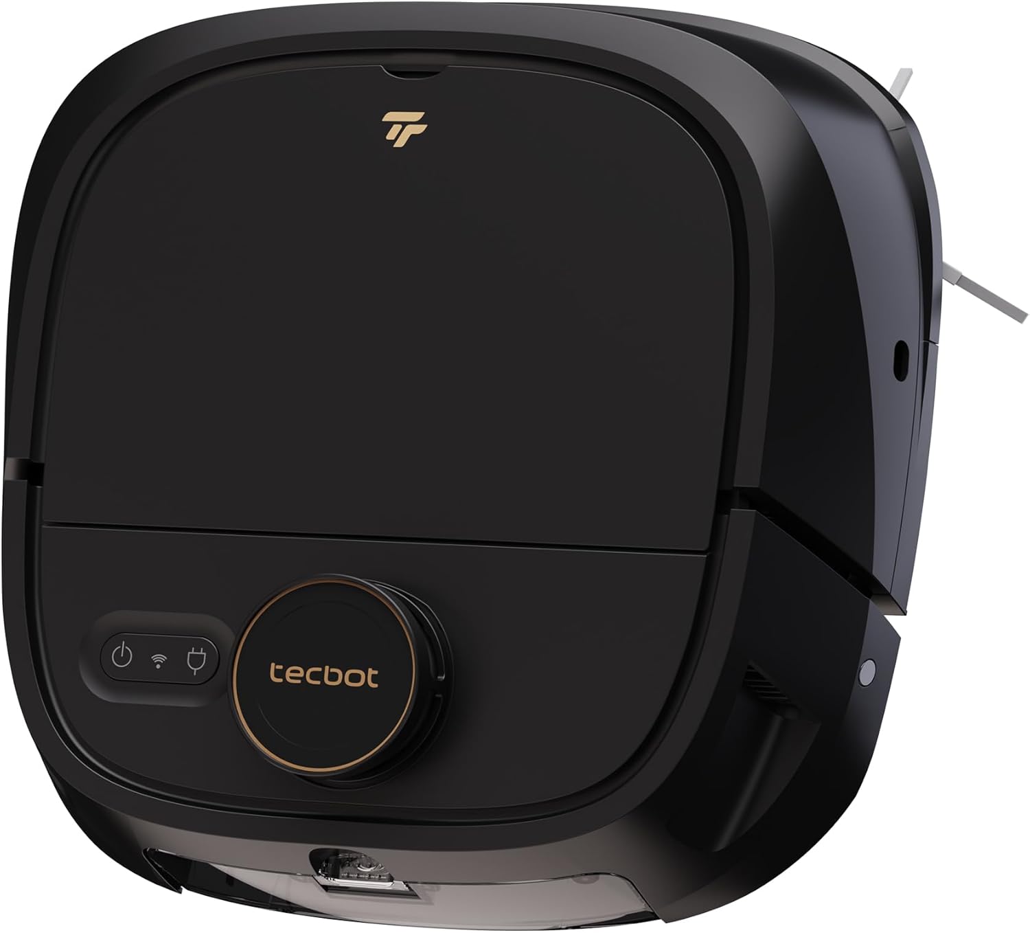 TECBOT Robotic Vacuum Cleaner and mop, with Laser LiDAR Navigation, 150Mins Max, Self-Charging, Robotic Vacuum and Mop for Home Without Cleaning Mop Base,Idea for Pet Hair, Carpet, Hard Floor (Black)