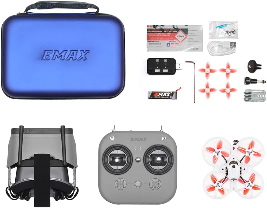 Tinyhawk 3 RTF Kit 1s FRSKY FPV Drone for Beginners with Controller and 5.6G Goggles Quadcopter Ready to Fly Kit