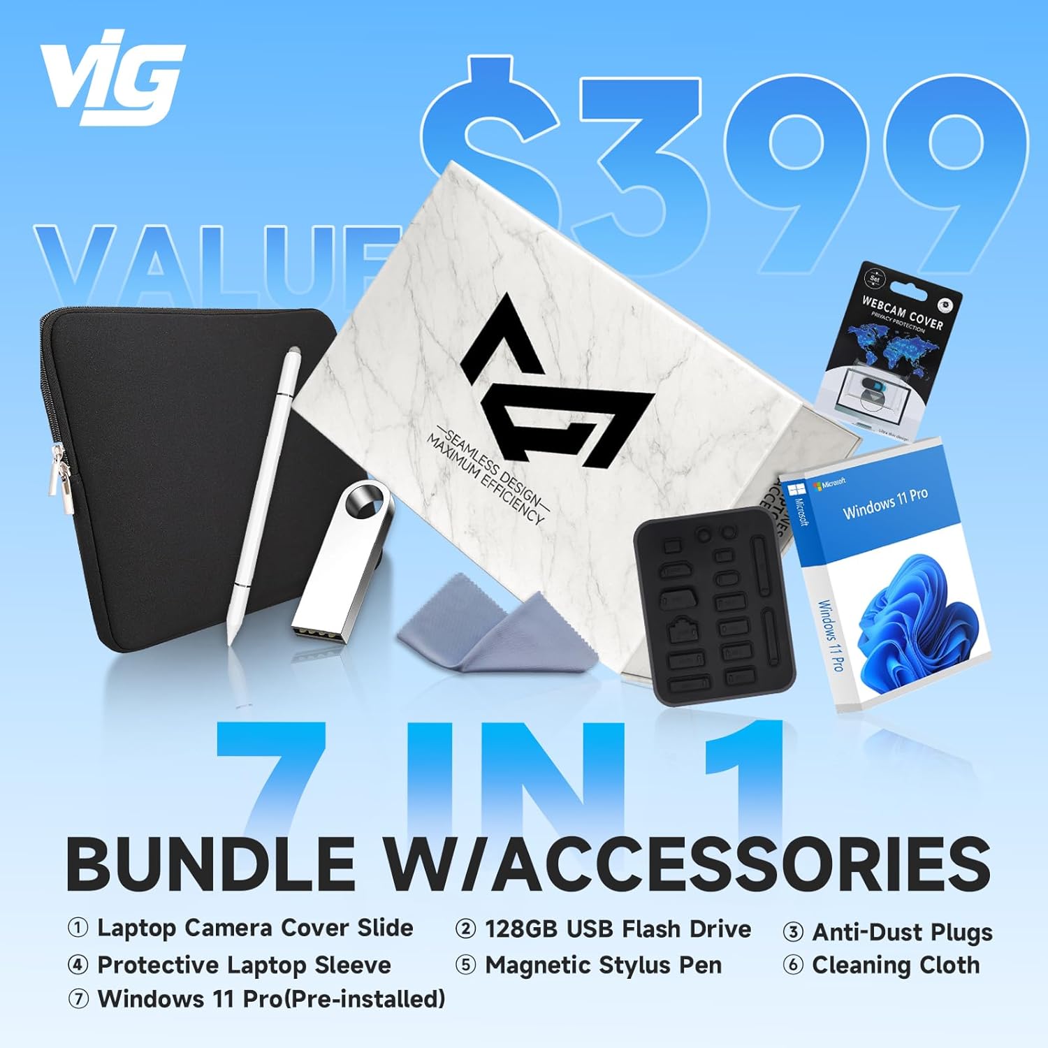 HP 17.3 Touchscreen Laptop Computer for Business and Student - 17.3 HD+ 250-Nits Display • AMD Ryzen 5 7530U • 32GB RAM + 1TB SSD • Win 11 Pro • Wi-Fi 6 • Numeric Keypad • W/General Hardware Accessory