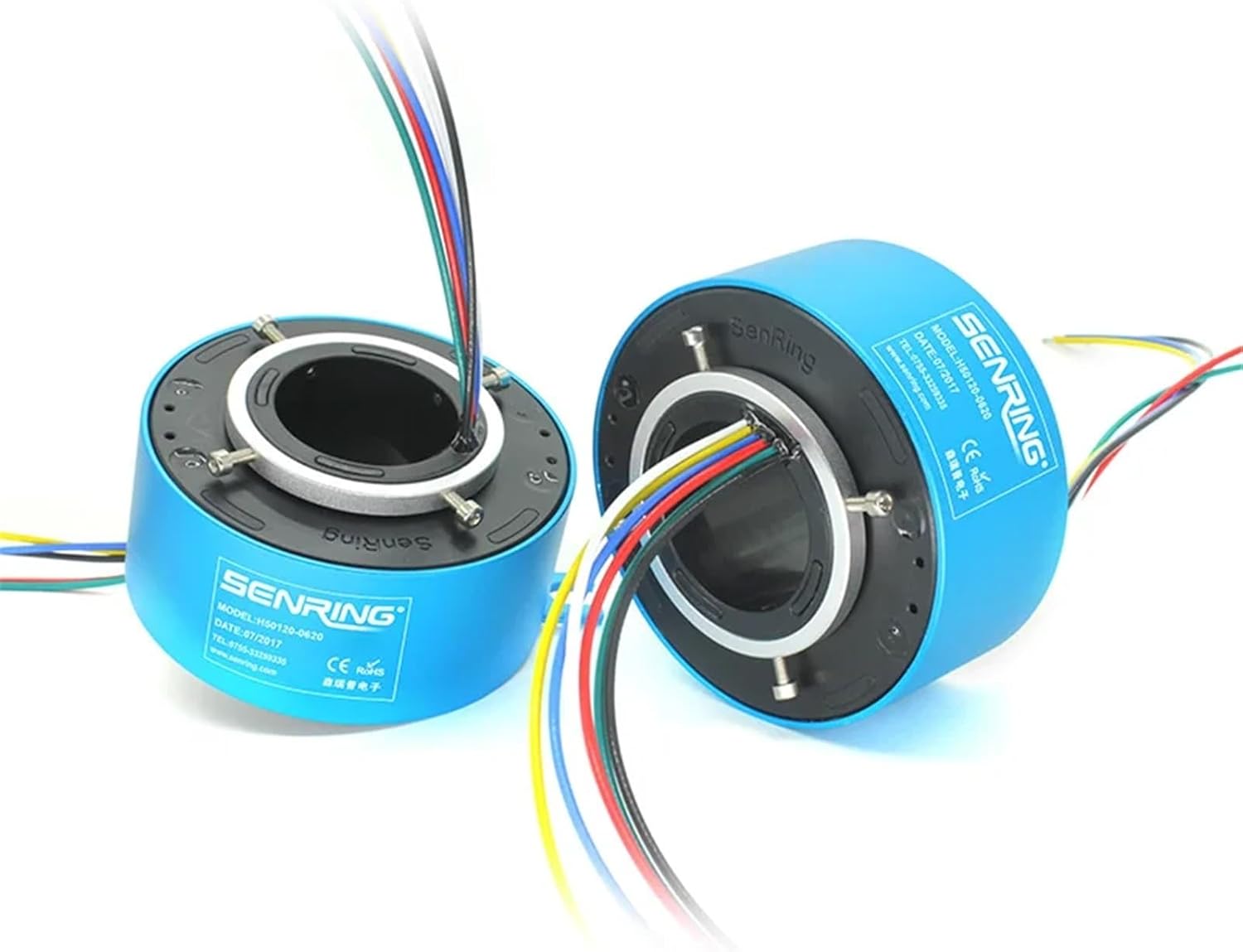 Conductive Slip Aperture 50mm Outer Diameter 120mm Slip Ring Collector Ring 6 12 18 24 Way Collector Ring(24 circuit 10A)