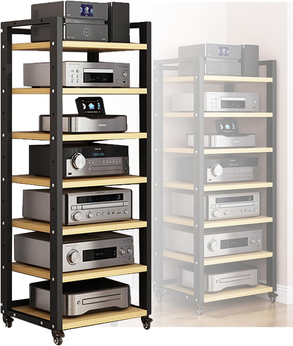 YLQFGUVWK Media Storage Rack