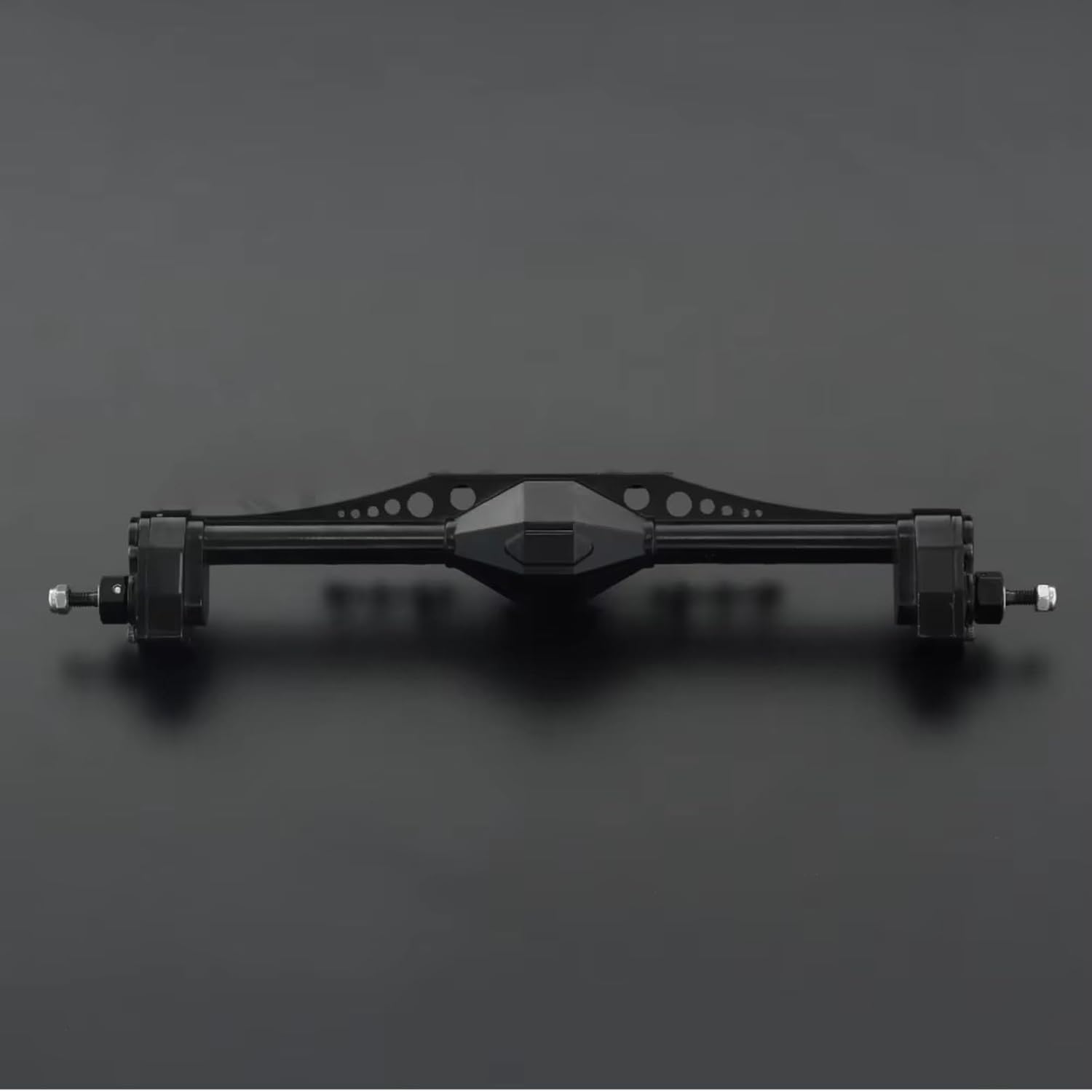 Compatible with Axial for Capra 1.9 for Unlimited Trail for UTB Currie F9 1/10 RC Crawler Car Parts Aluminum Alloy Front Rear Portal Axle RC Car Part Accessories(Black,1 Set)