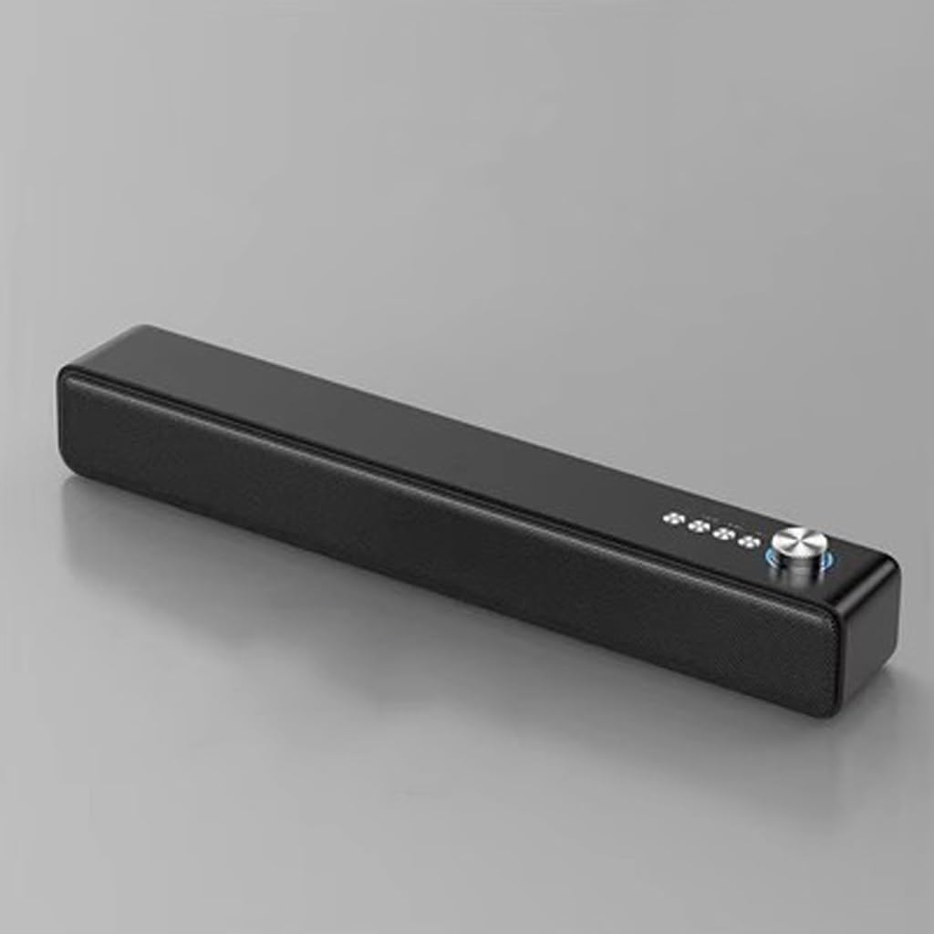 Desktop Computer, Long Speaker, Subwoofer, Audio Card