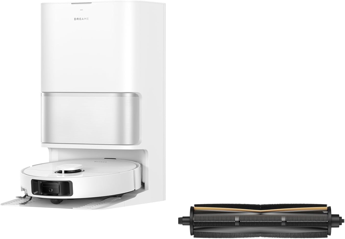 DREAME L40 Ultra Gen 2 Robot Vacuum Cleaner (White) and TriCut Brush