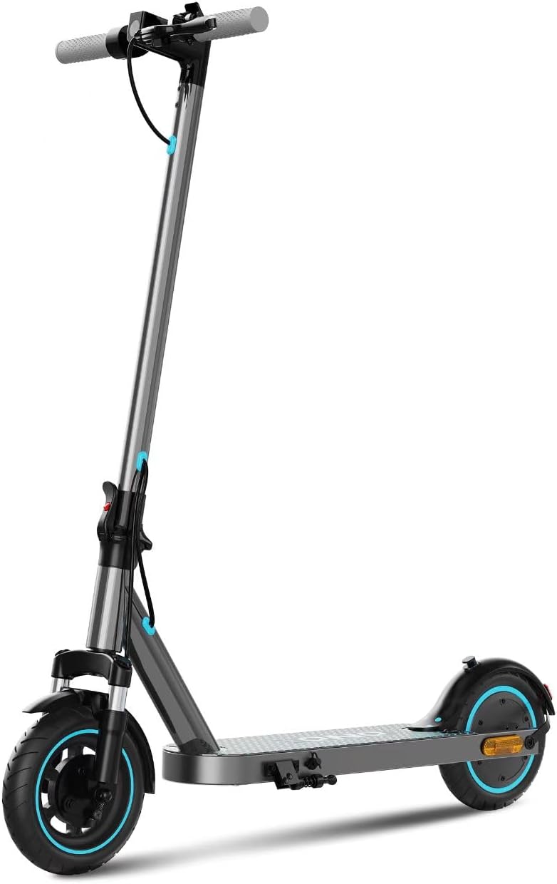 Front-Suspension Electric Scooter for Adults, 500W Motor, Top 19 MPH/20 Miles Maximum Range, 8.5-Inch Tires, Foldable Adult E-Scooter, Portable Electric Scooter, with App and Cruise Control