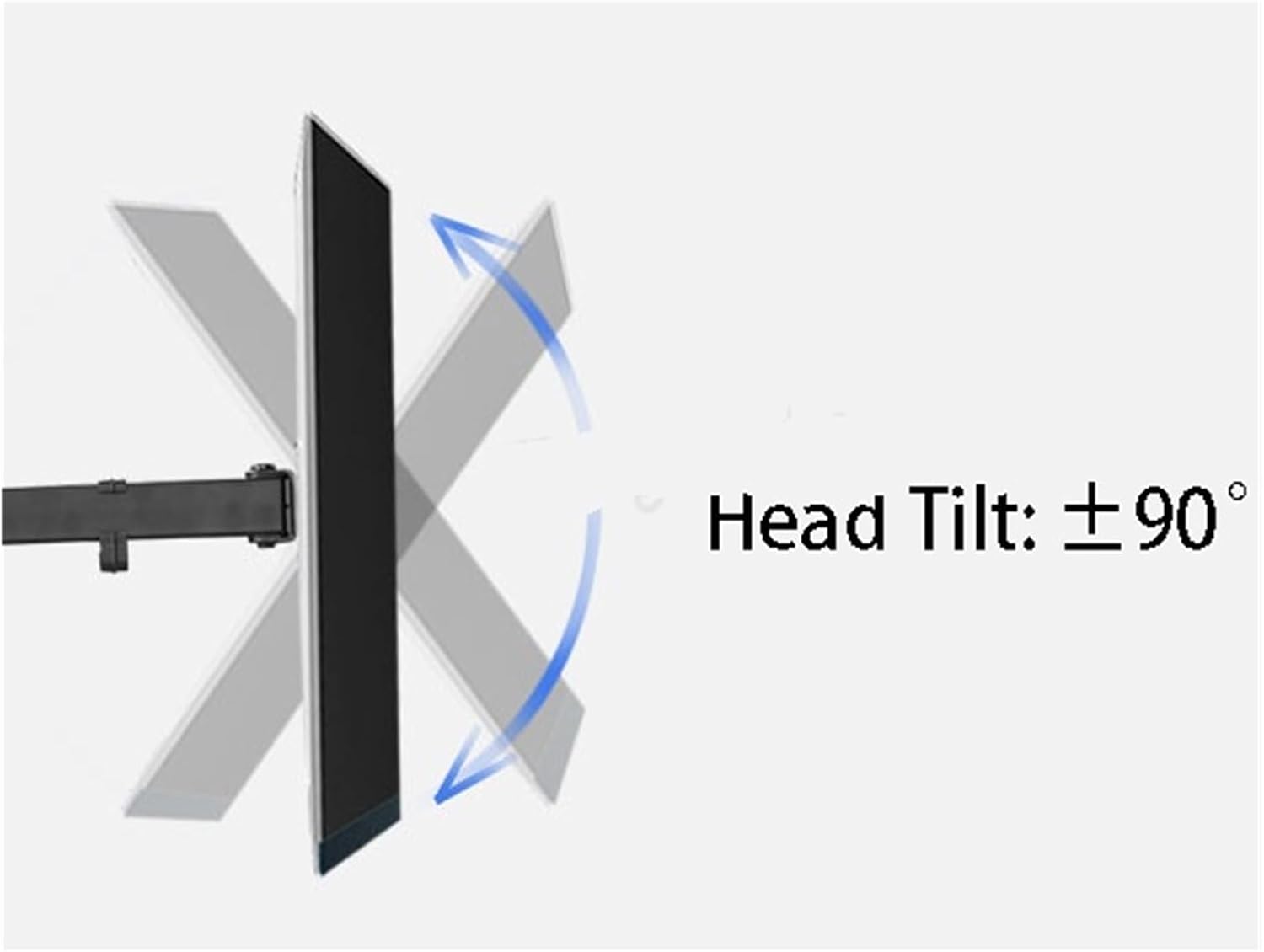 MD6401 Desktop Clamp-on 360-degree Single Monitor Stand 10