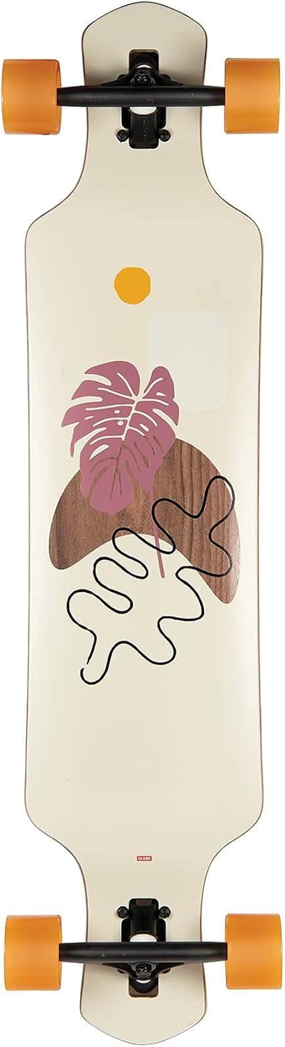 Globe Geminon 40 Rock Pre-Built Longboard Complete - Walnut/Monstera