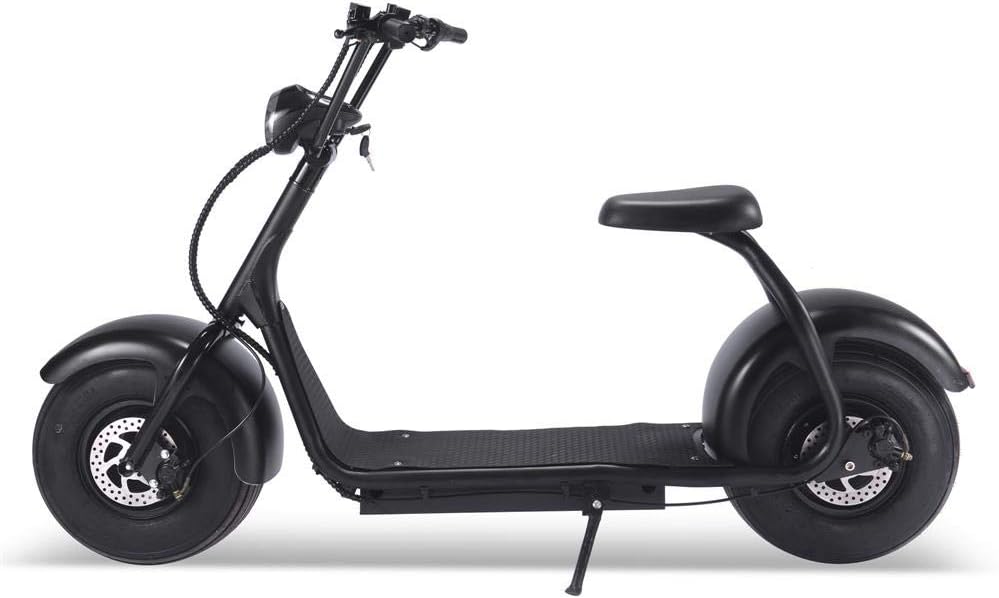 TOXOZERS 2000w Motor Lithium Electric Scooter for Adults, Fat Tire Electric Scooter with Seat, LCD Display, Bright LED Headlight, Hydraulic Front and Rear Brakes and Wide Deck