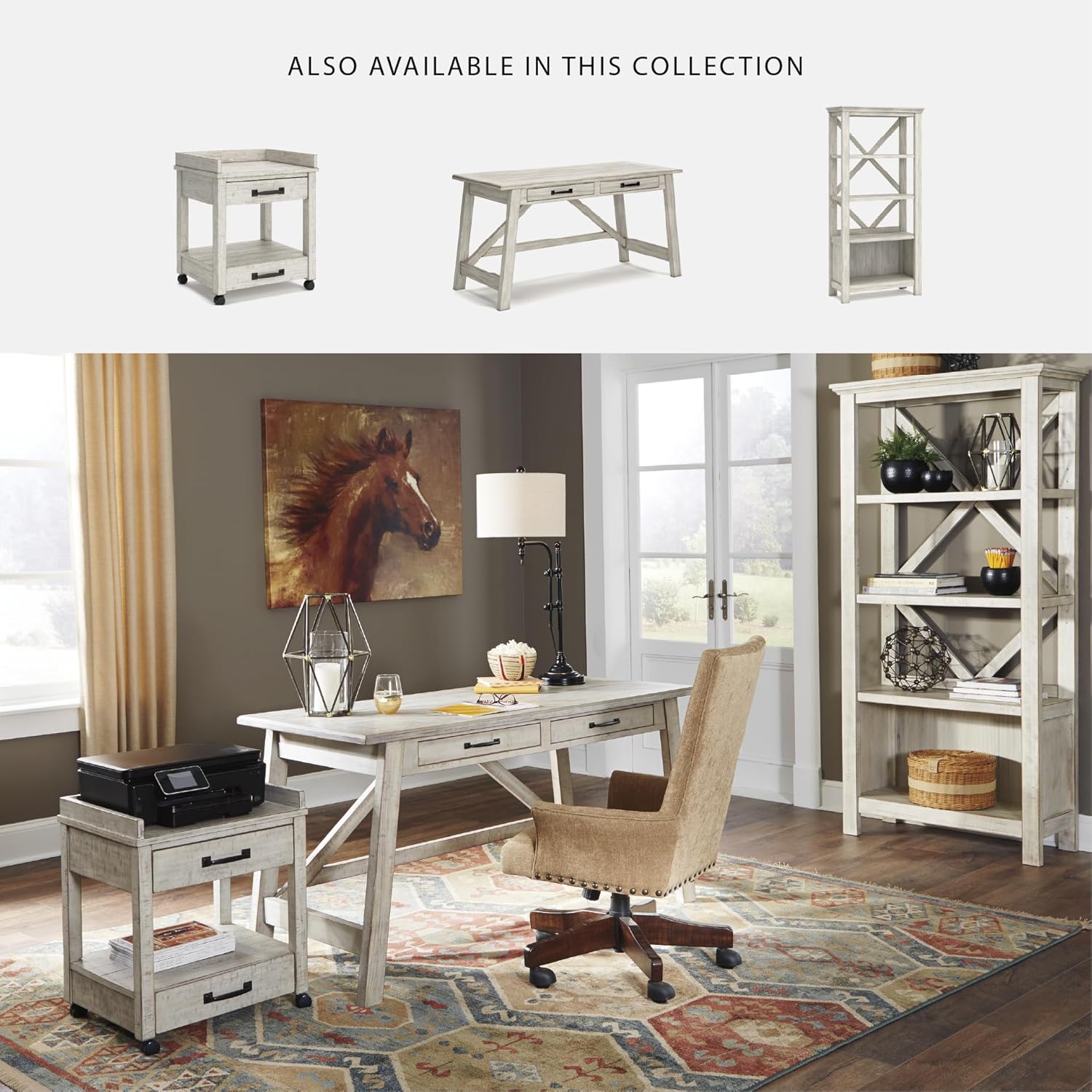 Signature Design by Ashley Carynhurst Rustic Farmhouse 75