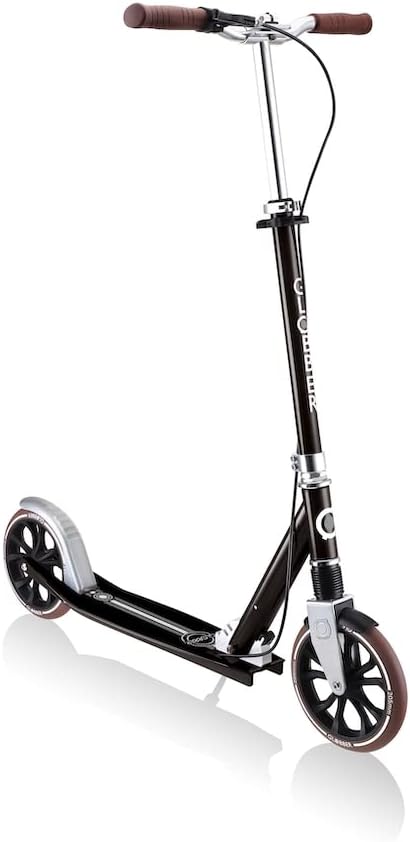 Globber NL 205 Deluxe - Scooter 205 mm ABEC 7 Handbrake Height Adjustable Front Suspension Folding Mechanism