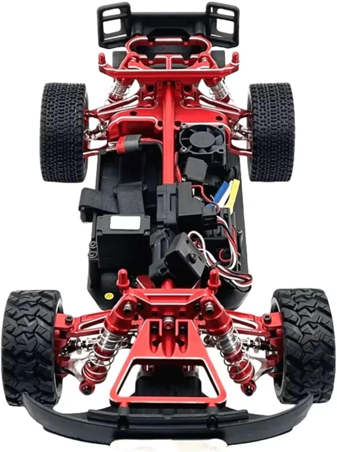 RC Models Parts For MJX 14211 1/14 RC Car Accessories Metal Upgrade Modified Vulnerable Parts Replace Kit(Champagne)