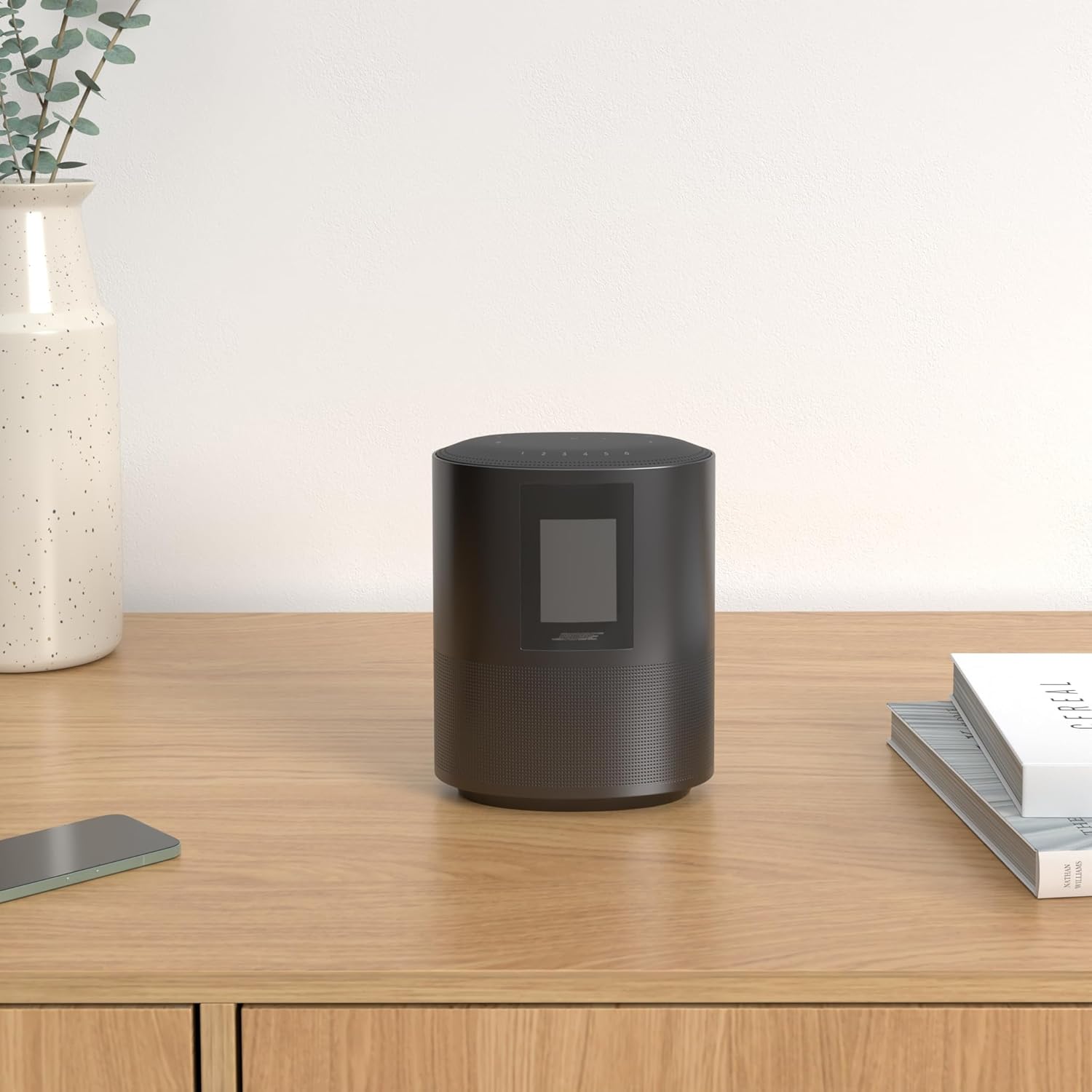 Bose Home Speaker 500: Smart Bluetooth Speaker with Alexa Voice Control Built-In, Black (Renewed)