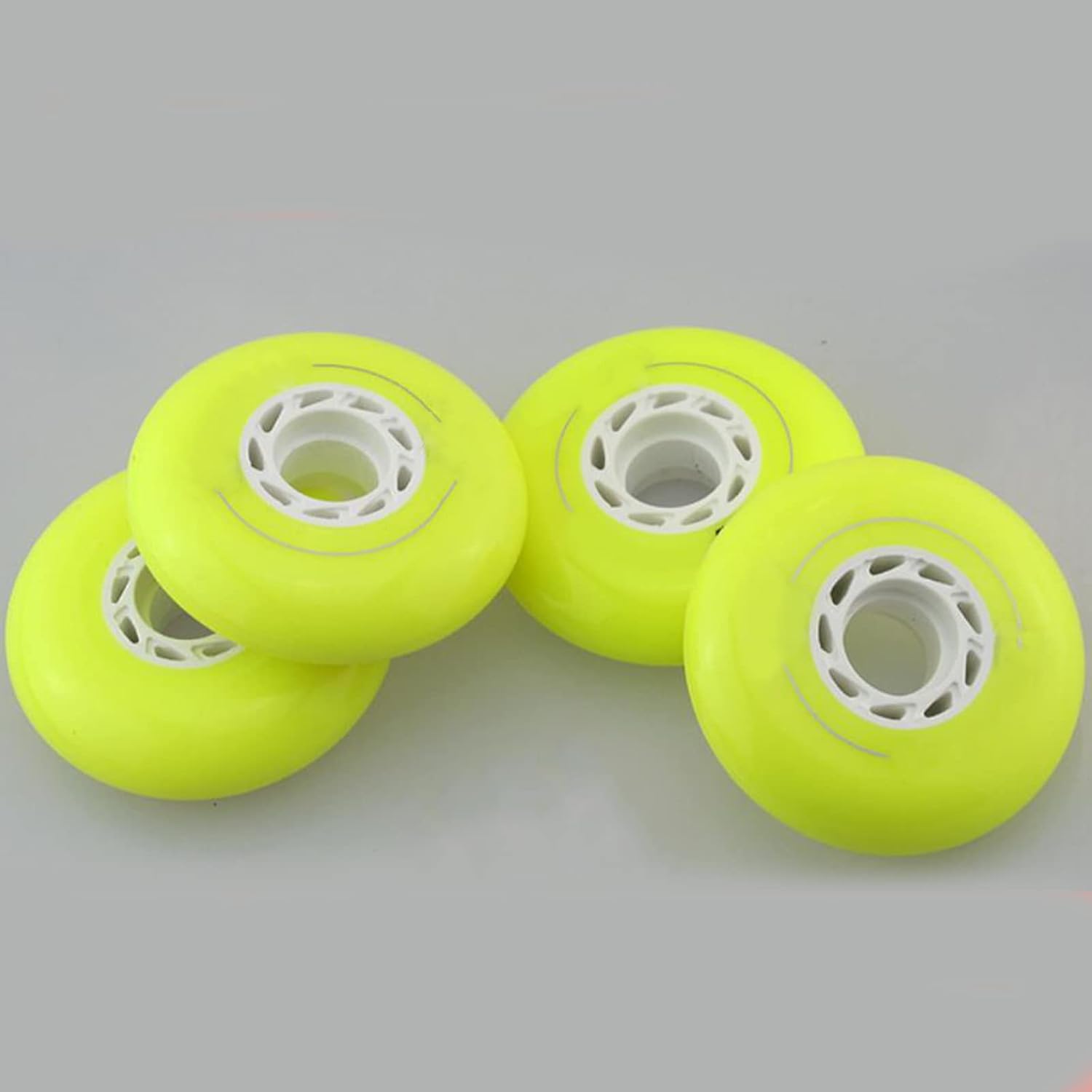 Inline Skate Wheels for Outdoor Indoor 72mm76mm 80mm PU Wear Resist Sliding Inline Skate Replacement Wheels 8 Pieces