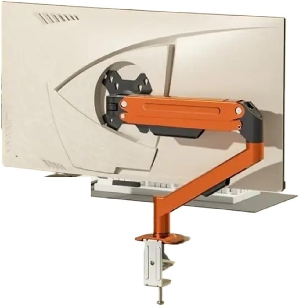 Single monitor stand, supports up to 34 inches, 10 kg per screen, computer desk stand, adjustable height, rotatable(A1C)