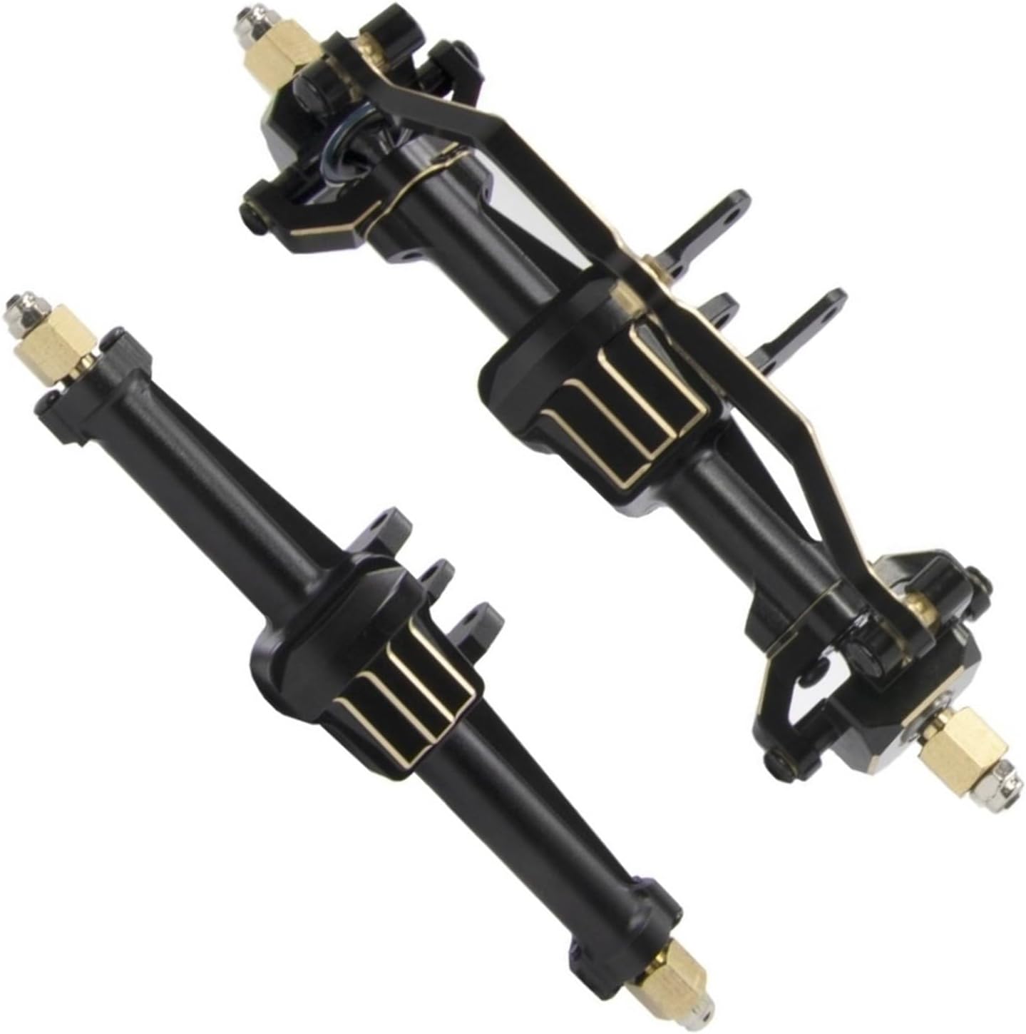 RC Vehicle Axles Compatible with TRX4M 1/18 RC Crawler Car Upgrade Parts Metal Front and Rear Axle RC Car Upgrade Parts Accessories Rc Car Spare Parts(Color2)