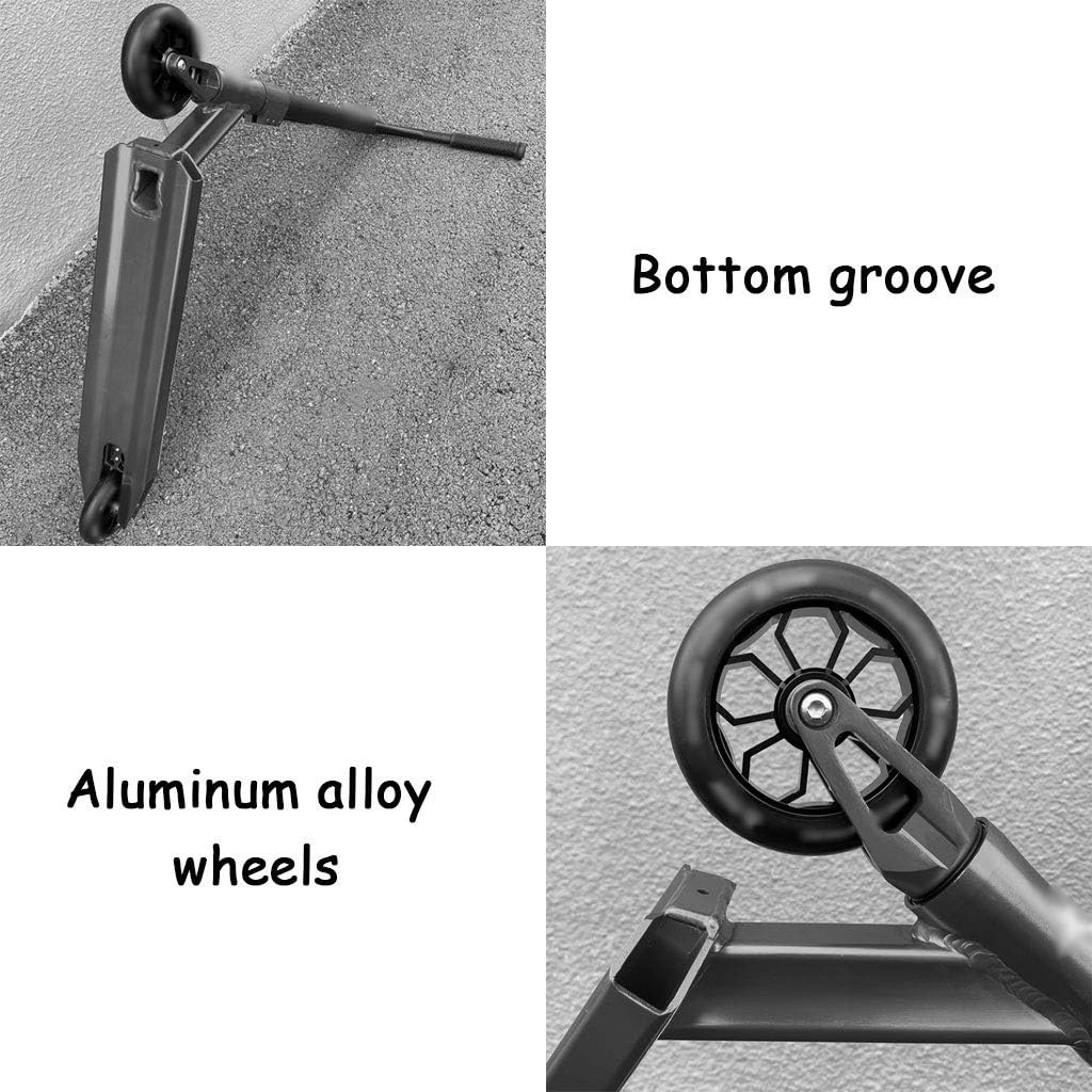 Scooters Kick Scooter for Adults Teens, Elite Pro Stunt Scooters, Freestyle Trick Scooter, Advanced Competition-Ready (Color : Blue, Size : 51 * 59 * 86cm)