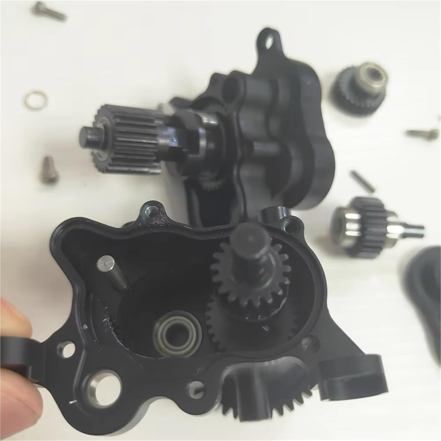 RC Car Parts Compatible with TRX6 for TRX4 for Bronco for Defender K5 for Blazer 1/10 RC Crawler 2 for Speed Transmission Gearbox with Internal Gears