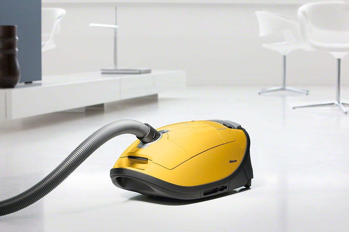 Miele 41GFE036USA Complete C3 Calima Canister Vacuum, Tuscany Yellow