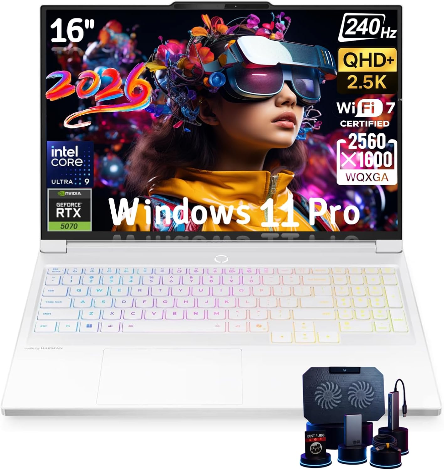 Lenovo Legion Pro 7i Gaming Laptop - Intel Core Ultra 9 275HX, NVIDIA GeForce RTX 5070, 64 GB DDR5, 4 TB SSD, 16