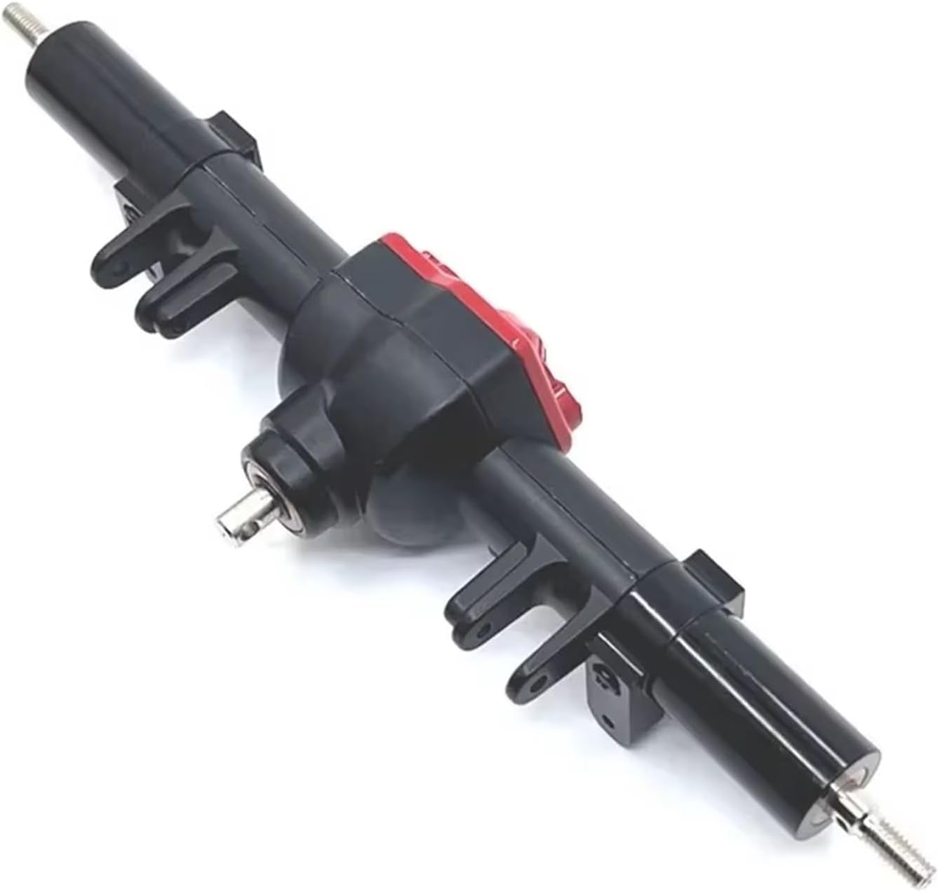 RC Front Rear Drive Axle Compatible with MN128 MN86 G500 1/12 Remote Control Car Spare Parts Metal Upgrade Front and Rear Axles Differential Assembly(Black)