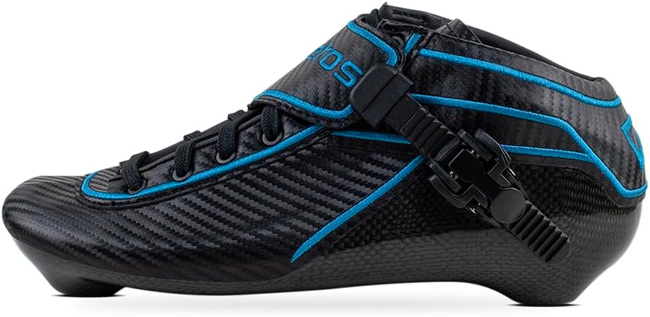 Professional Carbon Fiber Inline Speed Skating Boot, Lightweight Stiff Racing Boot for Competitive Inline Skaters