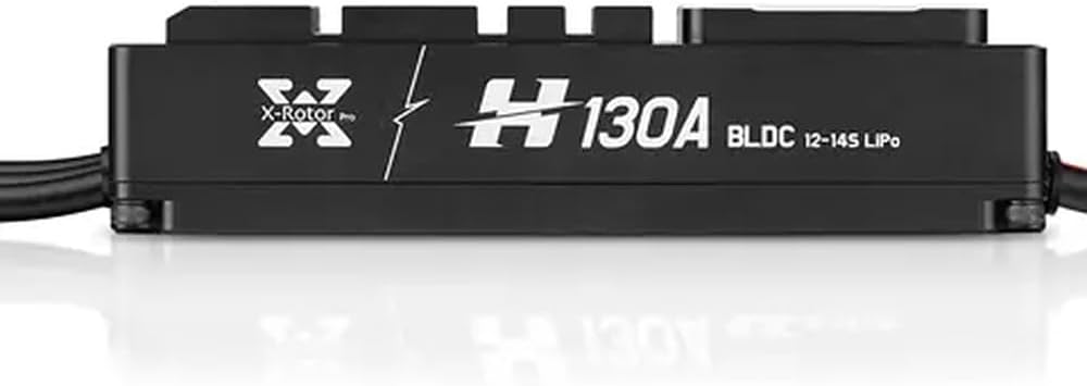 X-Rotor Pro H130A 14S BLDC ESC 60A Brushless 6S CAN PWM Compatible Aircraft Drone ESC Compatible with RC Helicopter and Airplane Motor Controller(Pro H130A 14S FOC)