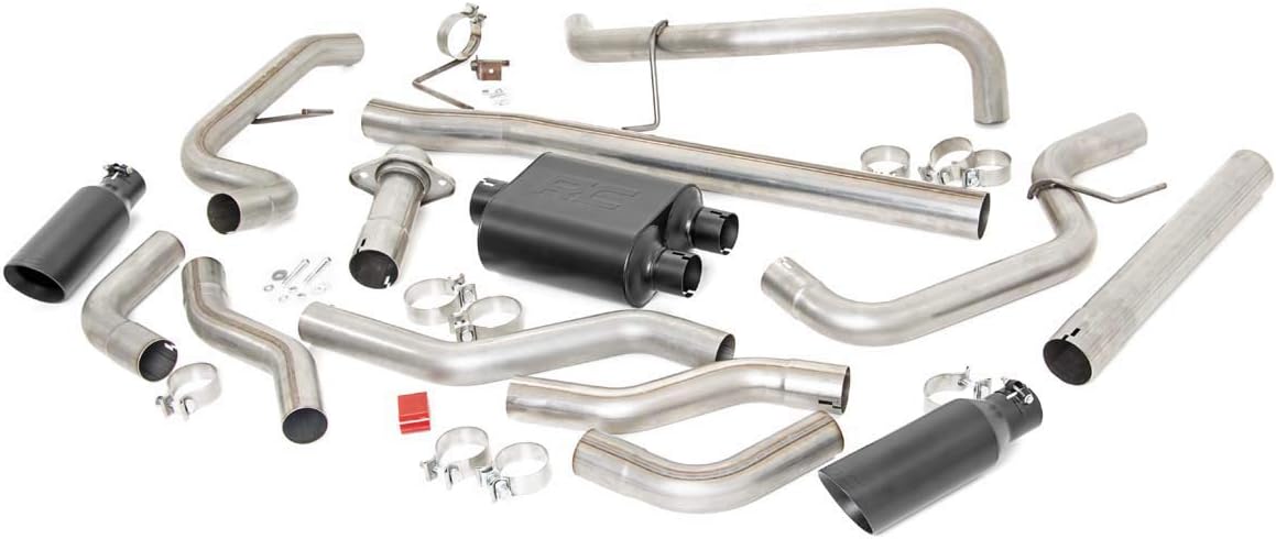Rough Country Dual Cat-Back Exhaust for 2009-2014 F-150 2WD/4WD | V8-96010