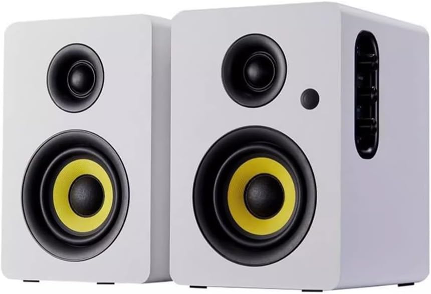 JSEIAJB Hi-fi Mode Computer Speaker TV Heavy Bass Instrument Bookshelf Active Speaker(D)