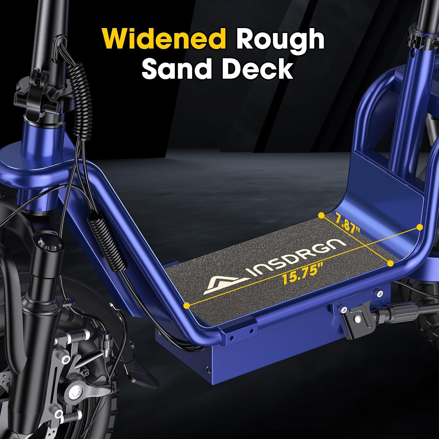 Adults Electric Scooter with Seat,1000W Peak Motor 48V 10.4AH Foldable Electric Scooter,14