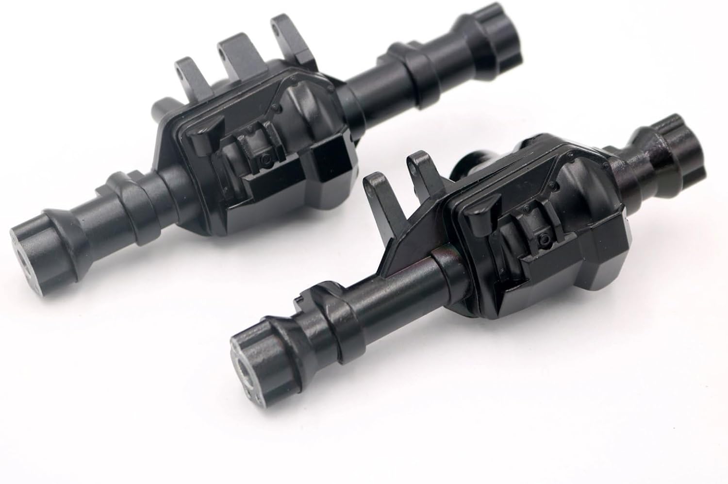 RC Axle Models For Traxxas For TRX-4 For Racing 1/10 Metal Front Rear Axle Housing Shell With Cover RC Crawler Car Model Accessory Reapir(1set)