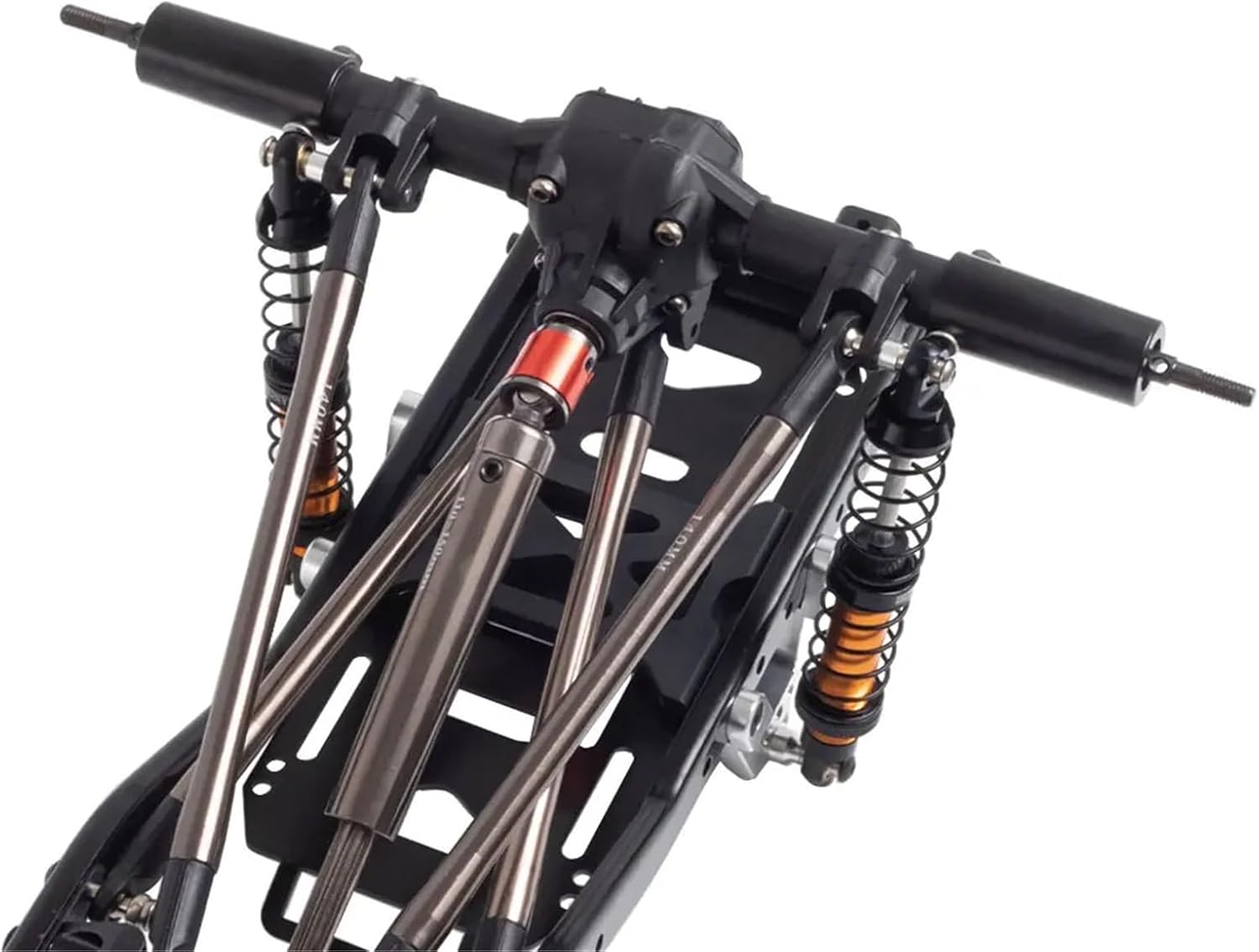 RC Car Parts Compatible with Axial for SCX10 90046 Metal for Chassis Frame with Prefixal Single 2 for Speed Transmission for 1/10 RC Crawler Car