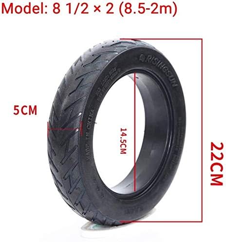 Electric Scooter Tires Electric Scooter Tires, 14X1.75 Explosion-Proof Solid Tires, No Inflation, Wear-Resistant and Stab-Resistant, Suitable for 14-Inch Electr,