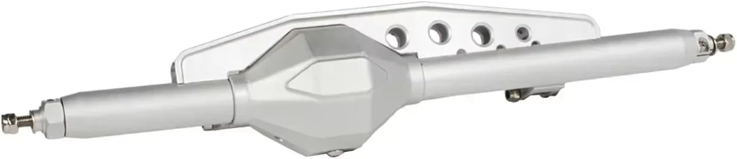 RC Upgrade Accessories for Axial for Spawn for RR10 for Bomber for Capra for SMT10 1/10 Aluminum Diamond Front Rear for Wraith Axle Set(Silver,Rear)