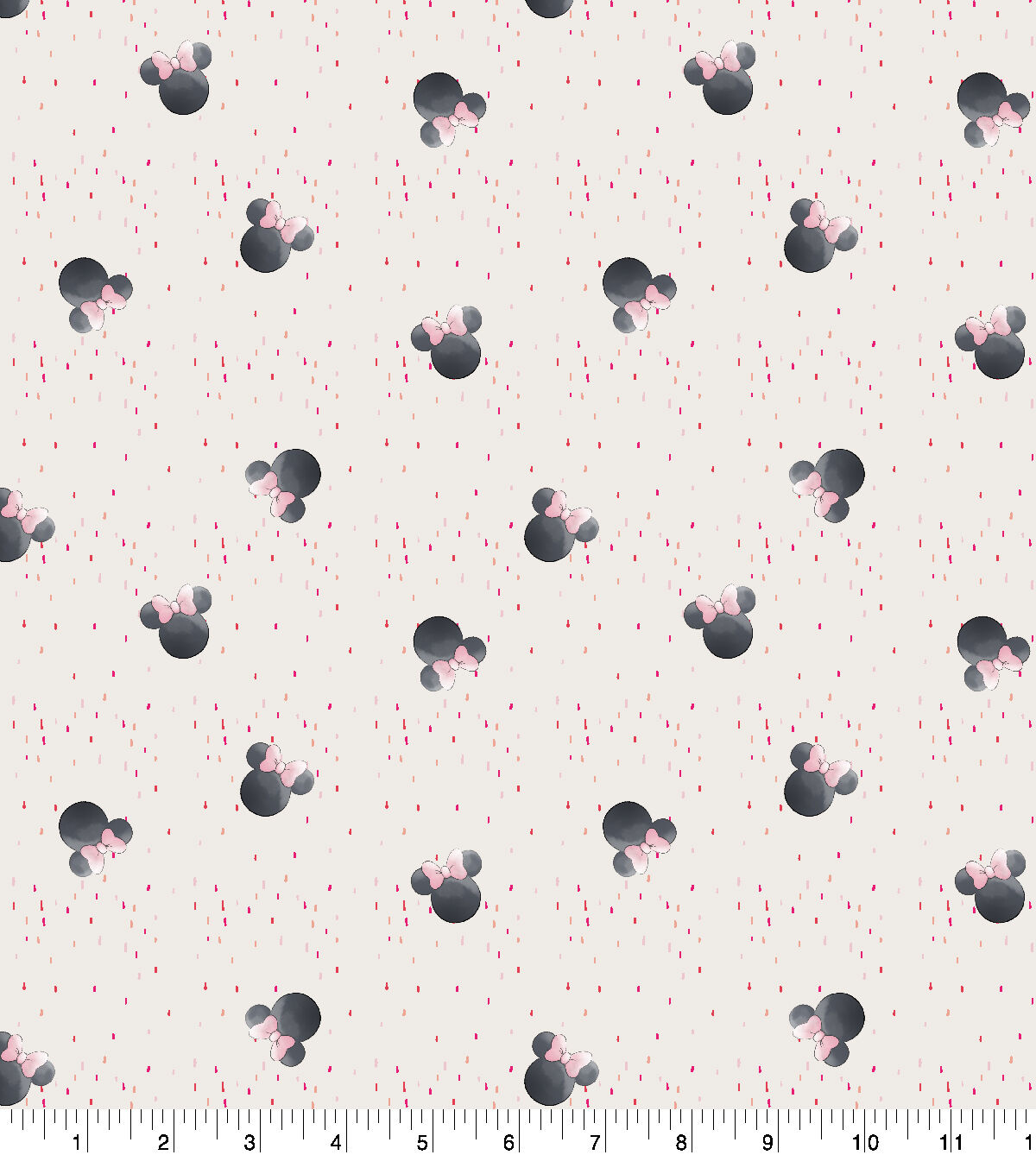 Disney Minnie So Sweet Ears Cotton Fabric