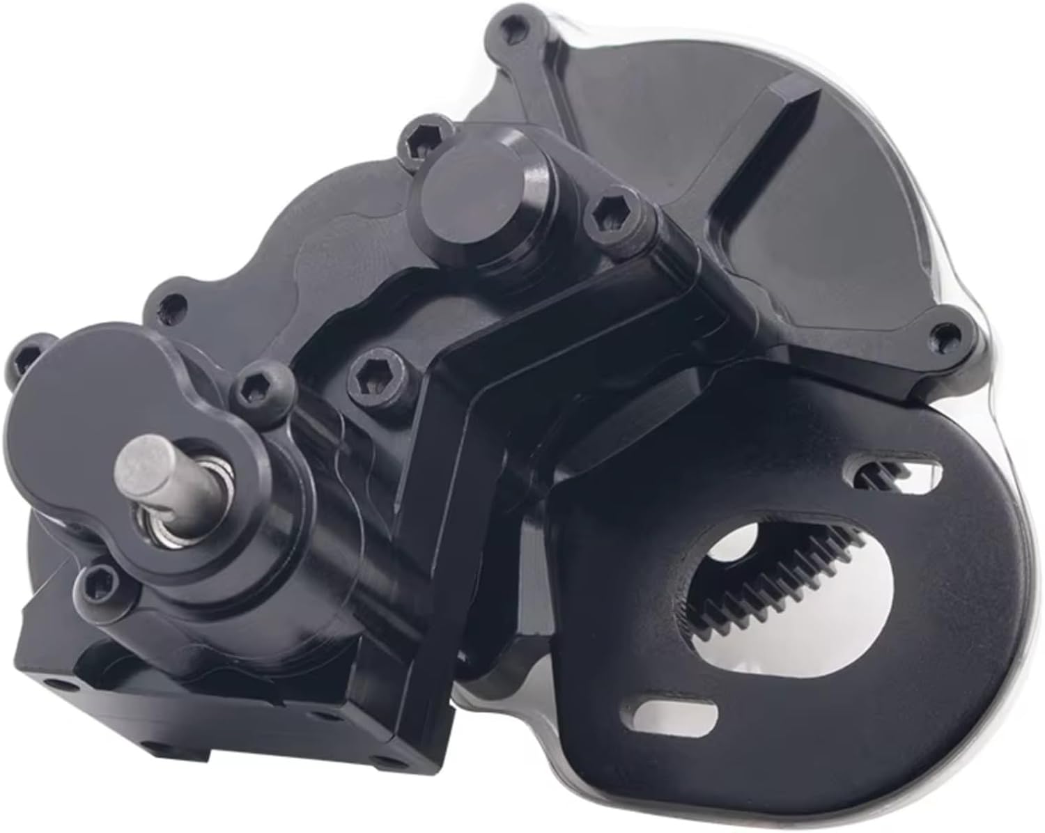 RC Gearboxes For Axial For SCX10 For Wraith 1/10 For Racing Metal CNC Machined Reverse Transmission Gearbox Upgrades Parts Accessories RC Crawler Car