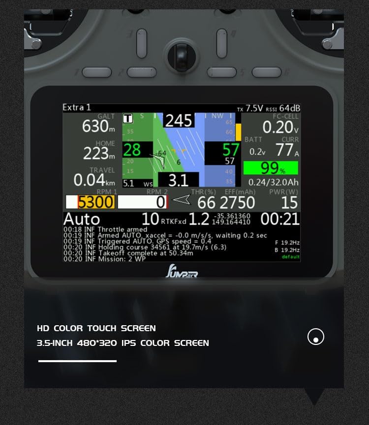 Jumper T15 2.4GHz ELRS 1W VS-M Hall Sensor Full Size Gimbal 3.5