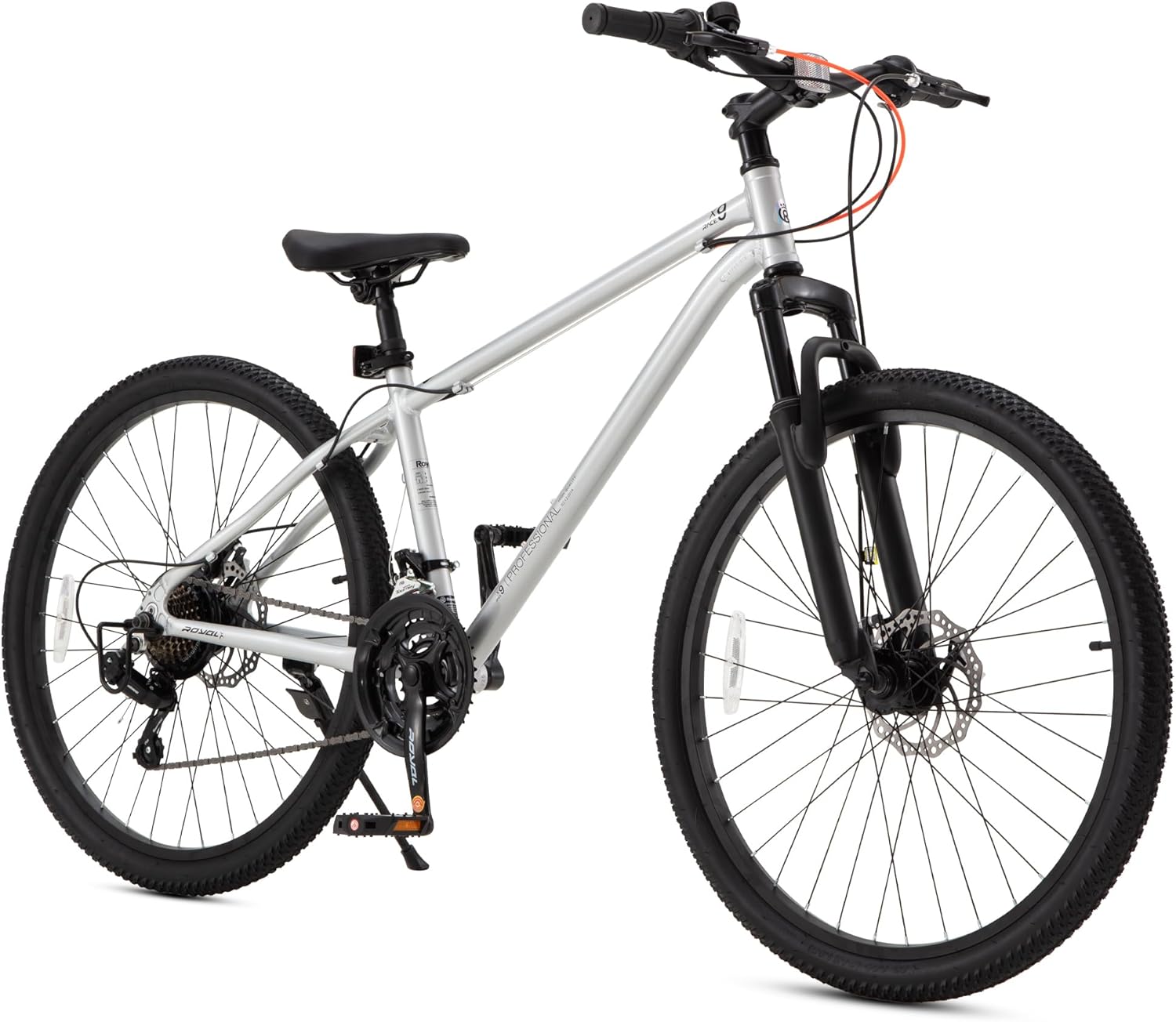 RoyalBaby Kids Mountain Bike for Boys and Girls, Ultra-Light Aluminum 20-26 Inch Wheel Bicycle for 6-14 Years Old Children, 7/21-Speeds Drivetrain