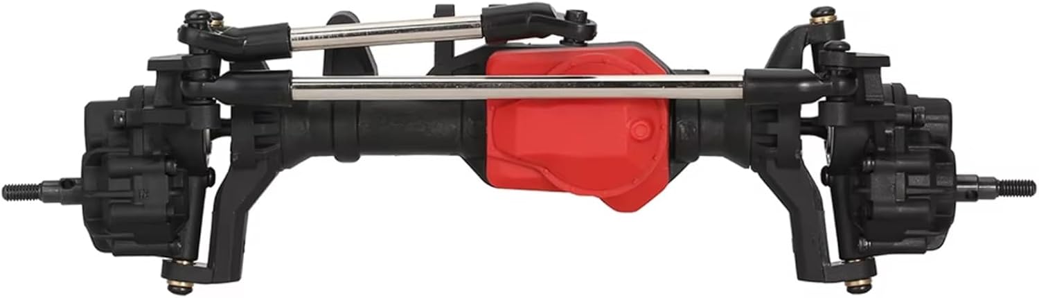 Compatible with Traxxas for TRX-4 1/10 RC Car Upgrades Parts Accessories Metal Front Rear Portal Axle T-Lock Differential RC Front Rear Bridge